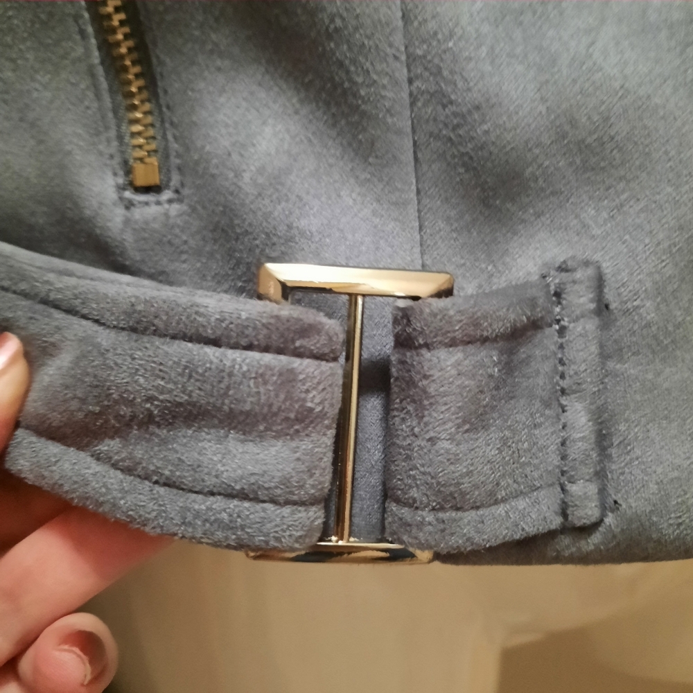 Romeo & Juliet Couture Vegan Suede Jacket - Picture 10 of 15